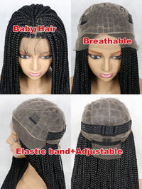 36" Braided Full Lace Synthetic Wig for Women - Image 2