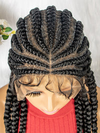 Braided Full Lace Human Hair Wig for Women - Image 3