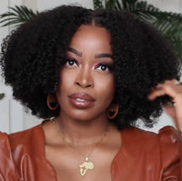 Hot Sale🔥 African American Gorgeous Afro Curly Human Lace Wig