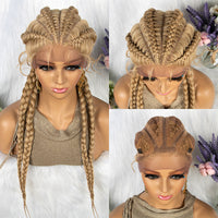Braided Lace Front Synthetic Wig for Women - Image 3