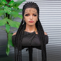 Braided Full Lace Synthetic Wig for Women - Image 1