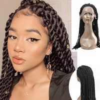 Braided Lace Front Synthetic Wig for Women - Image 1