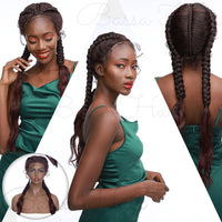 Braided Lace Front Synthetic Wig for Women - Image 7