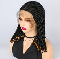 Braided Bob Lace Front Synthetic Wig for Women - Image 2