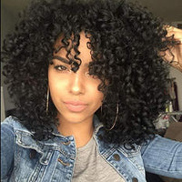 African American Gorgeous Black Big Afro Curly Wig