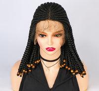 Braided Bob Lace Front Synthetic Wig for Women - Image 9