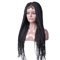 28" Braided Lace Front Synthetic Wig for Women - Image 3