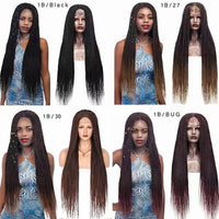 100% Hand-Braided Synthetic Full Lace Braided Wigs