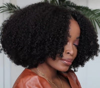 Hot Sale🔥 African American Gorgeous Afro Curly Human Lace Wig