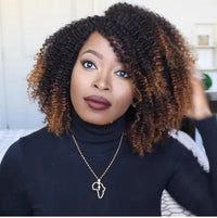Curly Afro Synthetic Wig for Women - Image 4