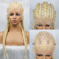 24" Afro Lace Front Human Hair Wig for Women - Image 4