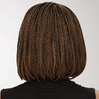 Short Bob Synthetic Fiber Box Braid Wig
