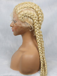 24" Afro Lace Front Human Hair Wig for Women - Image 10