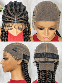 Braided Full Lace Human Hair Wig for Women - Image 2