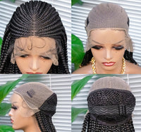 Braided Bob Lace Front Synthetic Wig for Women - Image 5