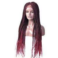 28" Braided Lace Front Synthetic Wig for Women - Image 5