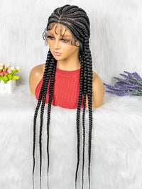 Braided Full Lace Human Hair Wig for Women - Image 9