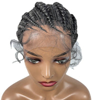 Curly Braided Synthetic Wig for Women - Image 7