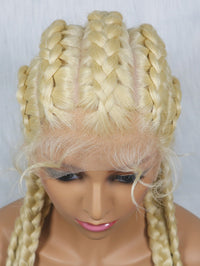 24" Afro Lace Front Human Hair Wig for Women - Image 11