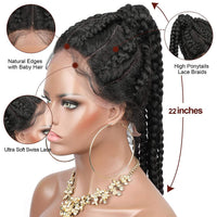 Braided Synthetic Wig for Women - Image 3