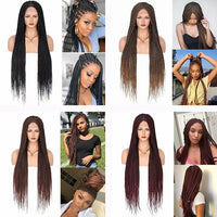 100% Hand-Braided Synthetic Full Lace Braided Wigs