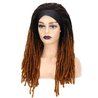 African Women Hijab Locs Synthetic Wig Dreadlock wig