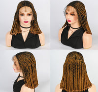 Braided Bob Lace Front Synthetic Wig for Women - Image 6