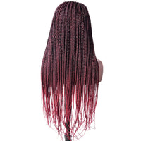 28" Braided Lace Front Synthetic Wig for Women - Image 6