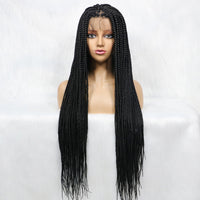 36" Braided Full Lace Synthetic Wig for Women - Image 6