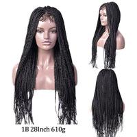 28" Braided Lace Front Synthetic Wig for Women - Image 7