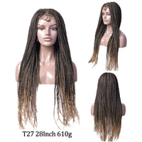 28" Braided Lace Front Synthetic Wig for Women - Image 8