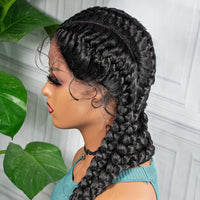 Braided Lace Front Synthetic Wig for Women - Image 13
