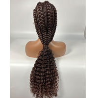 Curly Braided Synthetic Wig for Women - Image 10