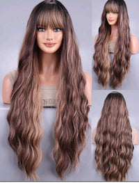 Brown Synthetic Wig for Women - Image 1