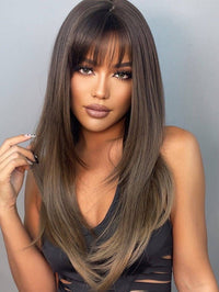 Long And Straight Brown Wig