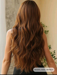 Light Brown Wig With Bangs