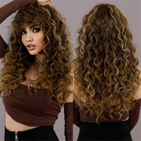 Mixed Curly Synthetic Wig for Women - Image 2
