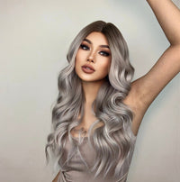 Grey Synthetic Wig for Women - Image 2