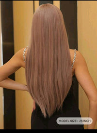 Brown Straight Synthetic Wig for Women - Image 2