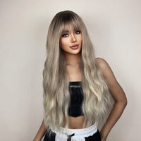 Blonde & Mixed Wavy Synthetic Wig for Women - Image 2