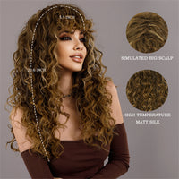 Mixed Curly Synthetic Wig for Women - Image 3