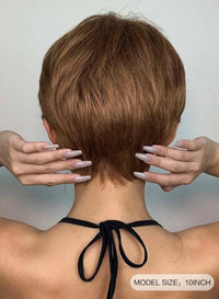 Brown Straight Synthetic Wig for Women - Image 3