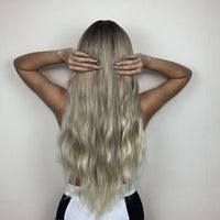 Blonde & Mixed Wavy Synthetic Wig for Women - Image 4