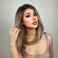 Platinum Blonde Synthetic Wig for Women - Image 4