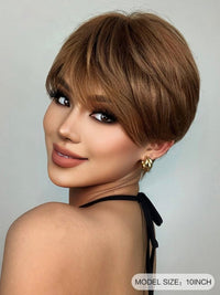 Brown Straight Synthetic Wig for Women - Image 4