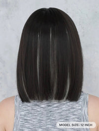 Two Tone Short Straight Synthetic Wig With Bangs
