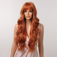 Orange Curly Synthetic Wig for Women - Image 6