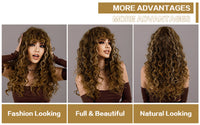 Mixed Curly Synthetic Wig for Women - Image 6