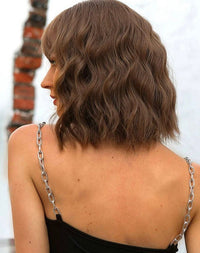 Brown Curly Synthetic Wig for Women - Image 6