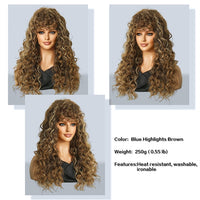 Mixed Curly Synthetic Wig for Women - Image 8